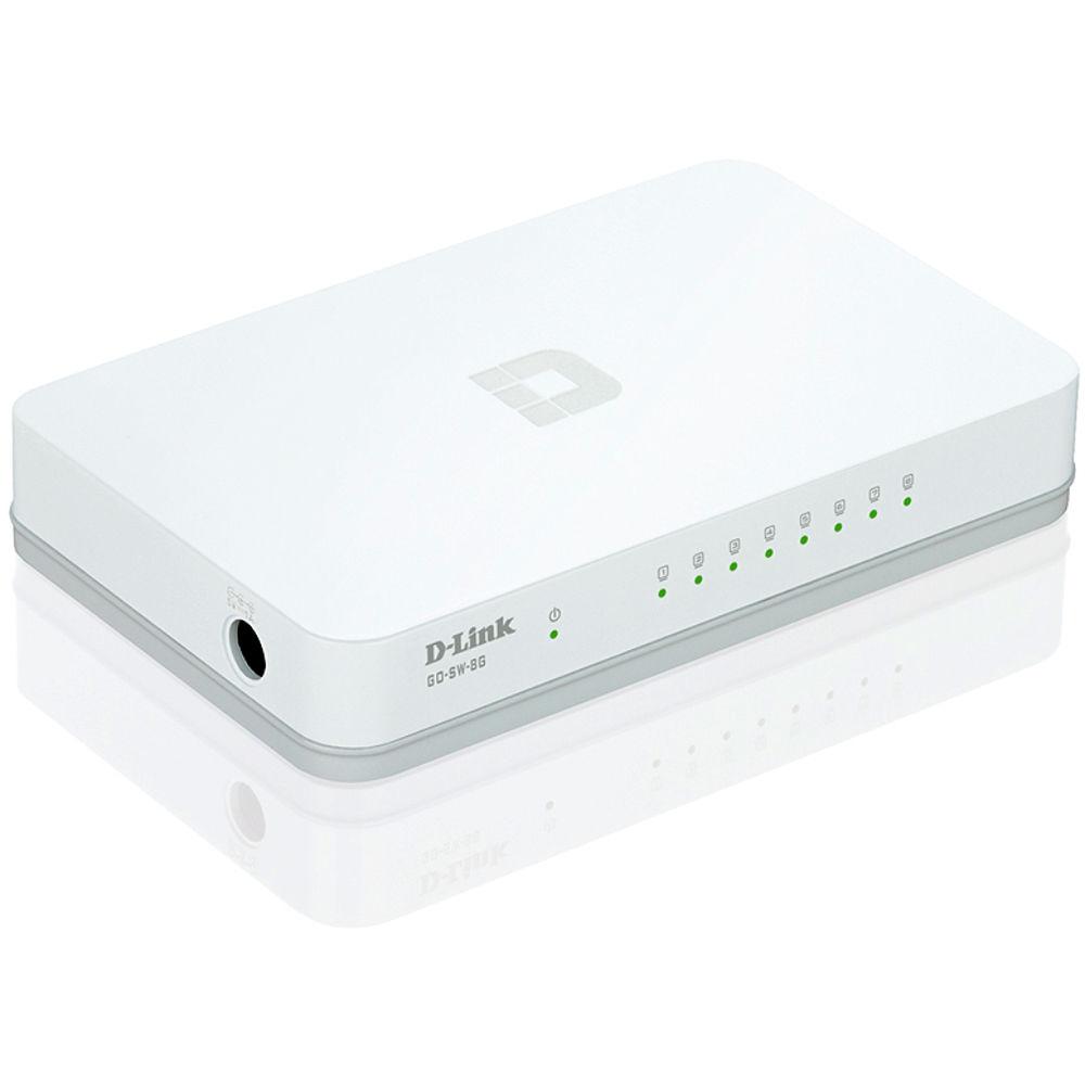 D-Link GO-SW-8G 8-Port Unmanaged Gigabit Switch