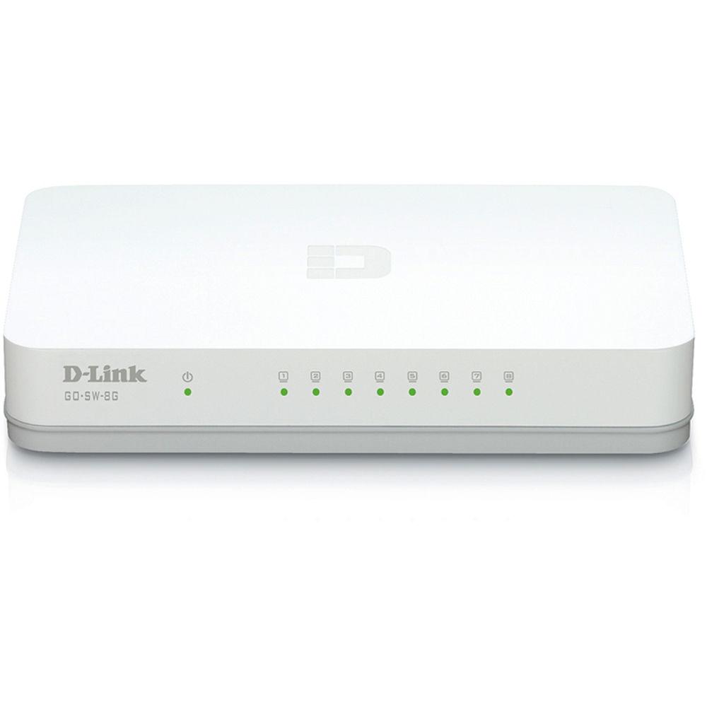 D-Link GO-SW-8G 8-Port Unmanaged Gigabit Switch