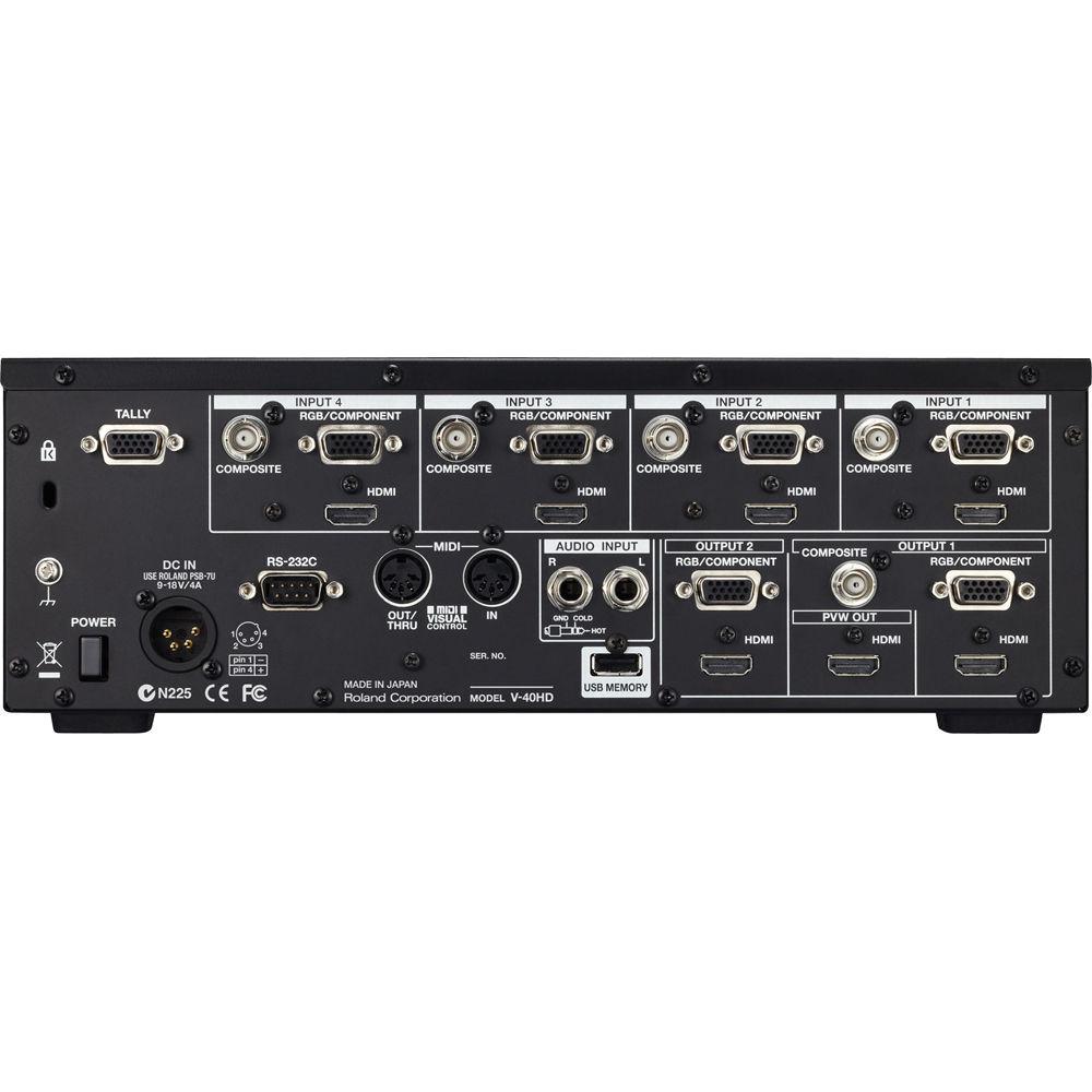 Roland V-40HD Multi-Format Video Switcher