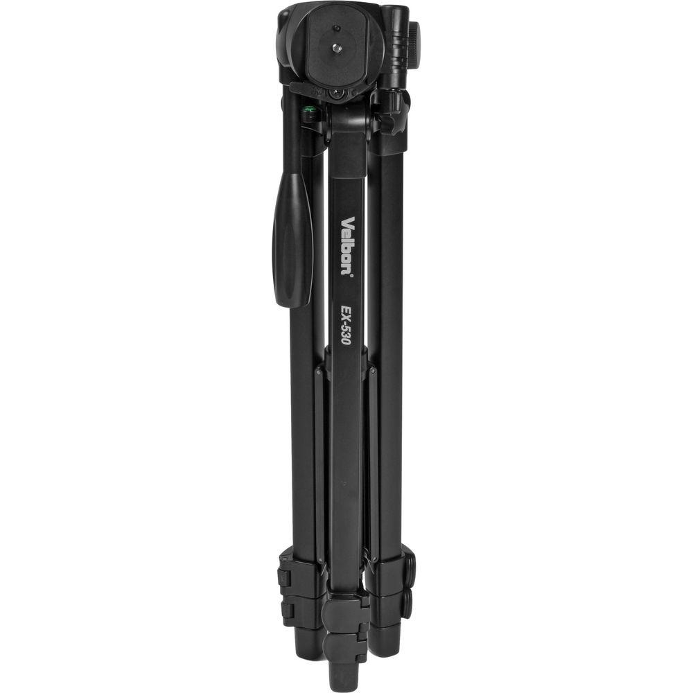 Velbon EX-530 F Aluminum Tripod With 3-Way Pan Tilt Head