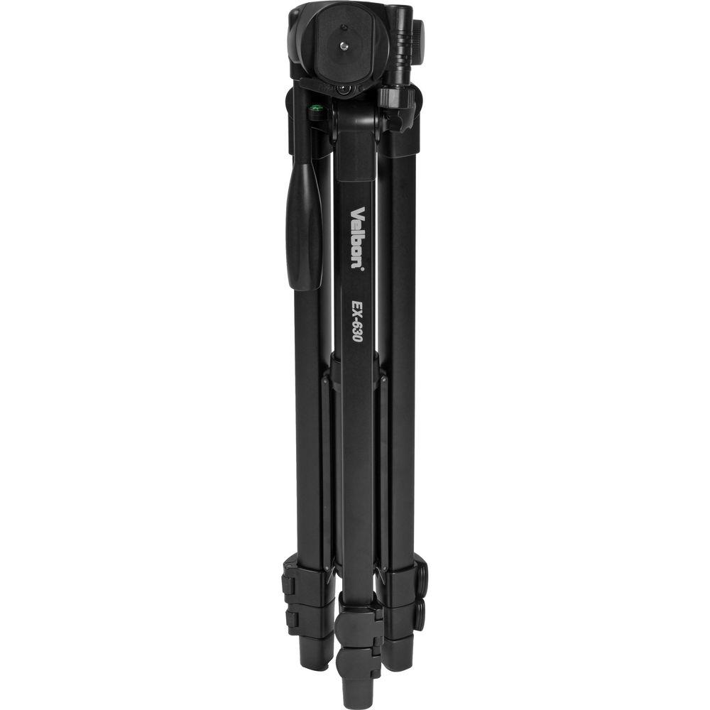 Velbon EX-630 F Aluminum Tripod With 3-Way Pan Tilt Head