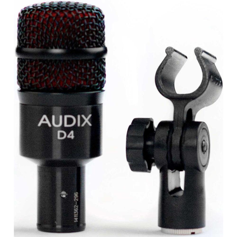Audix D4 - Hypercardioid Dynamic Drum and Instrument Microphone