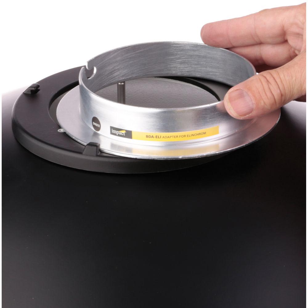 Impact Beauty Dish Adapter for Elinchrom, Impact EX, Calumet Genesis, Interfit EX Flash Heads