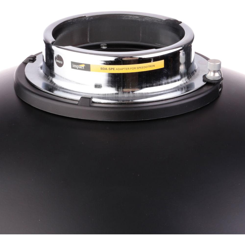 Impact Beauty Dish Adapter for Speedotron Black, Speedotron Brown M11 Flash Heads