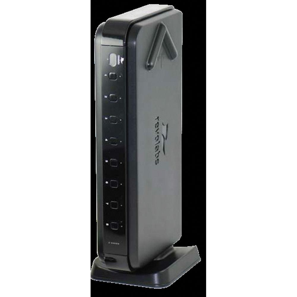 Revolabs Fusion 4-Channel Telephony Hybrid with Wireless Microphone System and Tabletop Dialer