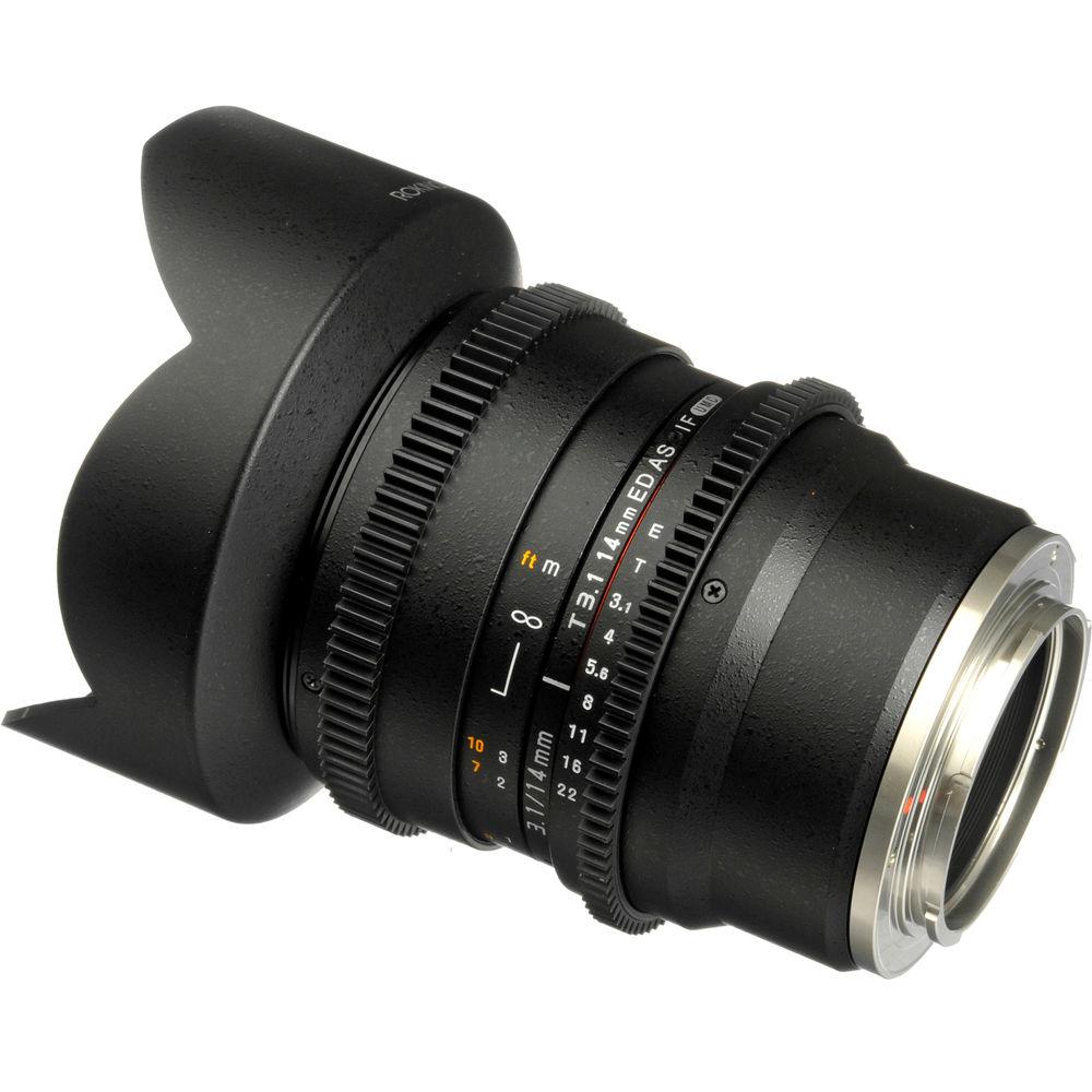 Rokinon 14mm T3.1 Cine ED AS IF UMC Lens for Sony E Mount