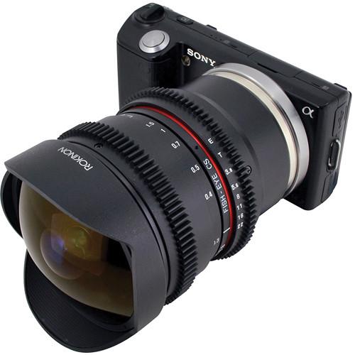 Rokinon 8mm T 3.8 Fisheye Cine Lens for Sony E