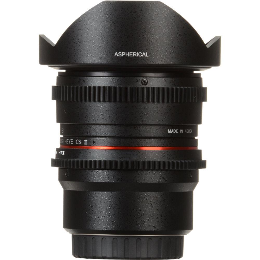 Rokinon 8mm T 3.8 Fisheye Cine Lens for Sony E