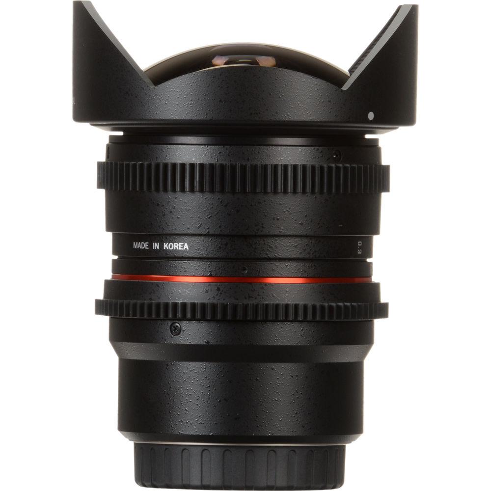 Rokinon 8mm T 3.8 Fisheye Cine Lens for Sony E