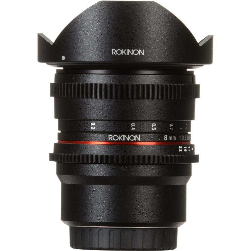 Rokinon 8mm T 3.8 Fisheye Cine Lens for Sony E