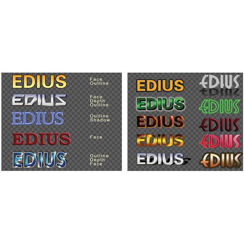 VisTitle 2.0 3D Title Effects Plug-In for EDIUS 6.0 and Higher