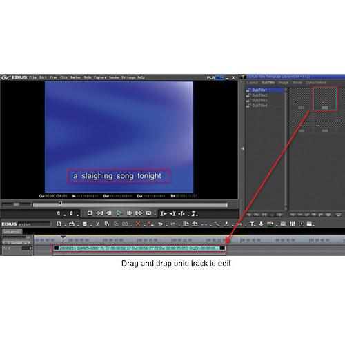 VisTitle 2.0 3D Title Effects Plug-In for EDIUS 6.0 and Higher