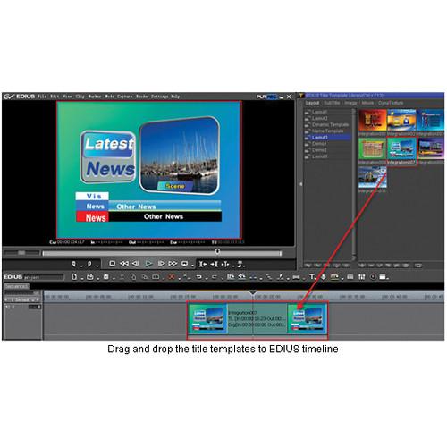 VisTitle 2.0 3D Title Effects Plug-In for EDIUS 6.0 and Higher