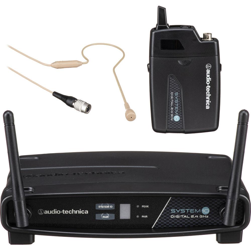 Audio-Technica ATW-1101 H92-TH System 10 Digital Wireless Headworn Condenser Microphone Set