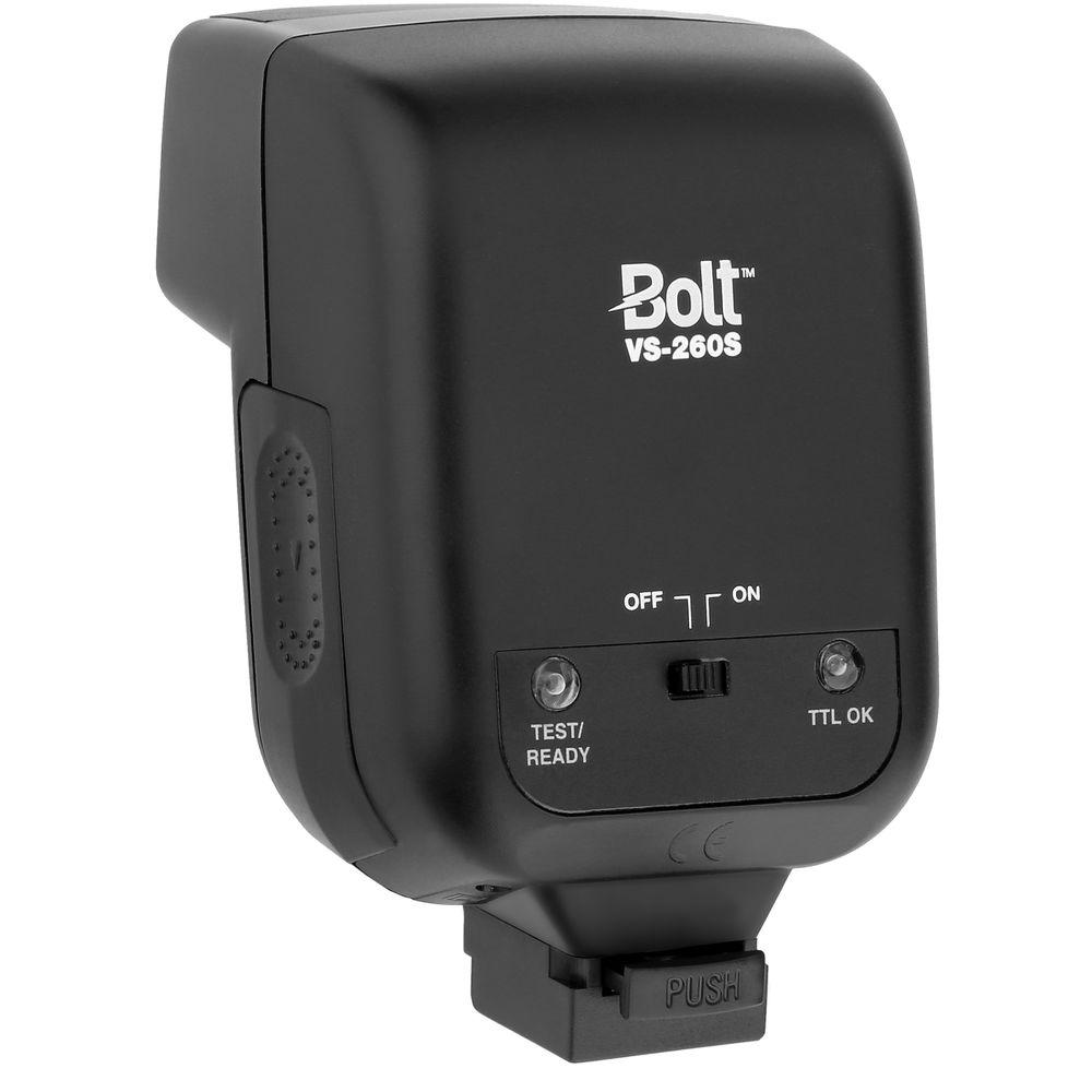 Bolt VS-260S Compact On-Camera Flash for Sony Minolta Cameras