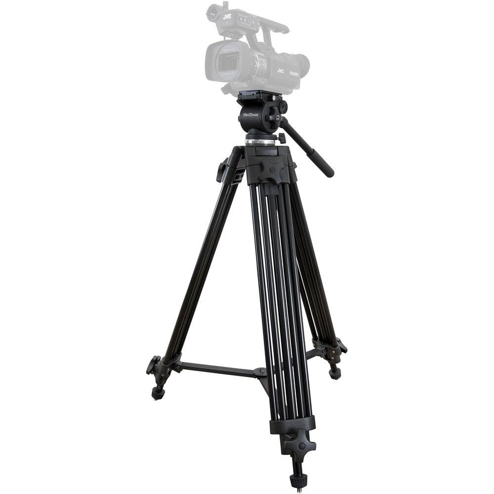 VariZoom VZTK75A Tripod System with VZROCKPZFI for Select Panasonic Cameras