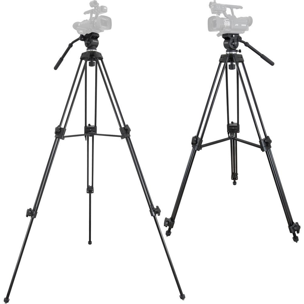 VariZoom VZTK75A Tripod System with VZROCKPZFI for Select Panasonic Cameras