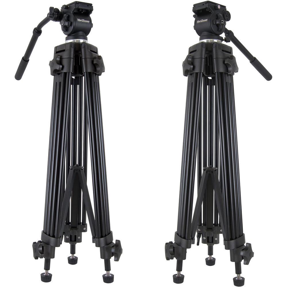 VariZoom VZTK75A Tripod System with VZROCKPZFI for Select Panasonic Cameras
