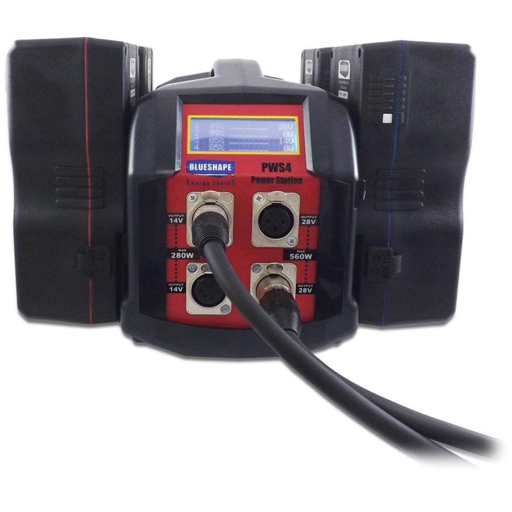 BLUESHAPE 4 V-Mount Battery Power Station