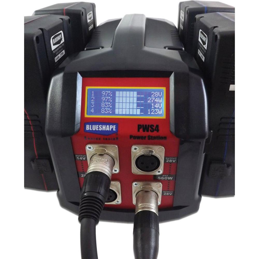 BLUESHAPE 4 V-Mount Battery Power Station