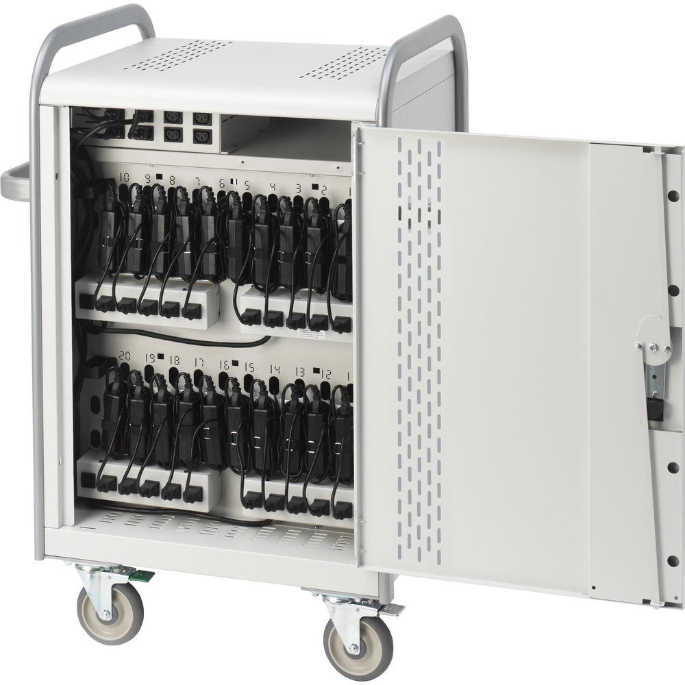 Bretford 20-Unit MDM Laptop Cart with Backdoors