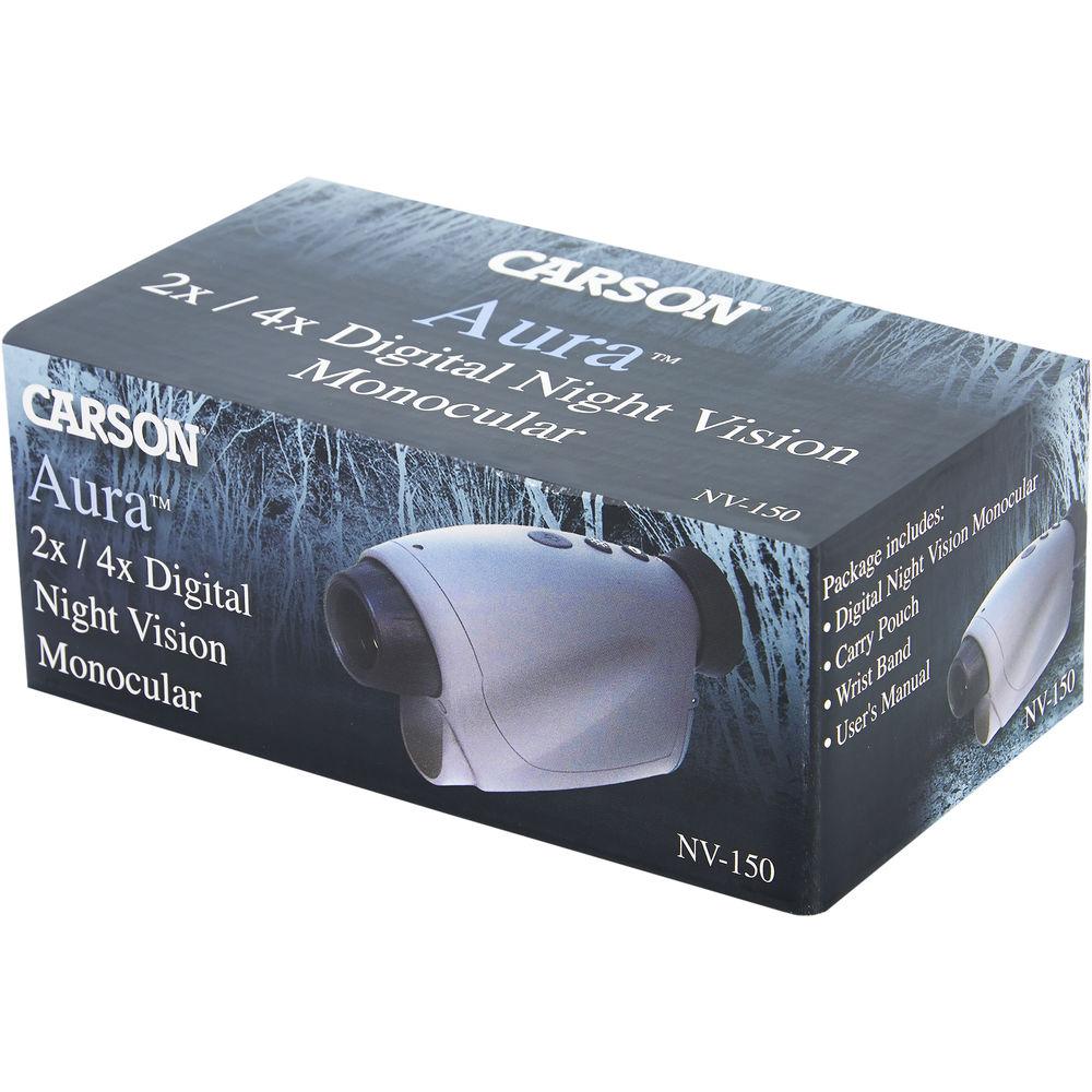 Carson Aura 2x 4x Digital Night Vision Monocular