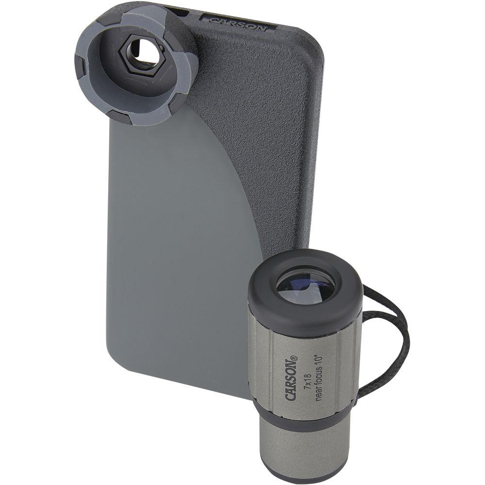 Carson HookUpz iPhone 5 5s SE Adapter with Monocular, Carson, HookUpz, iPhone, 5, 5s, SE, Adapter, with, Monocular