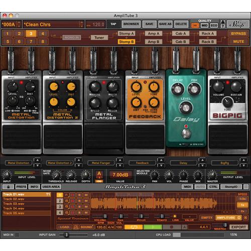 IK Multimedia AmpliTube Metal Software Plug-In Bundle