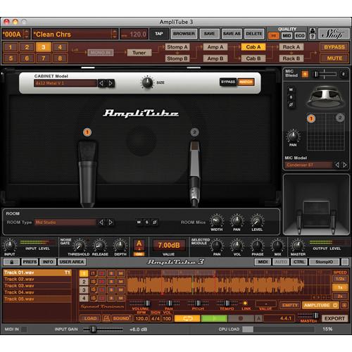 IK Multimedia AmpliTube Metal Software Plug-In Bundle