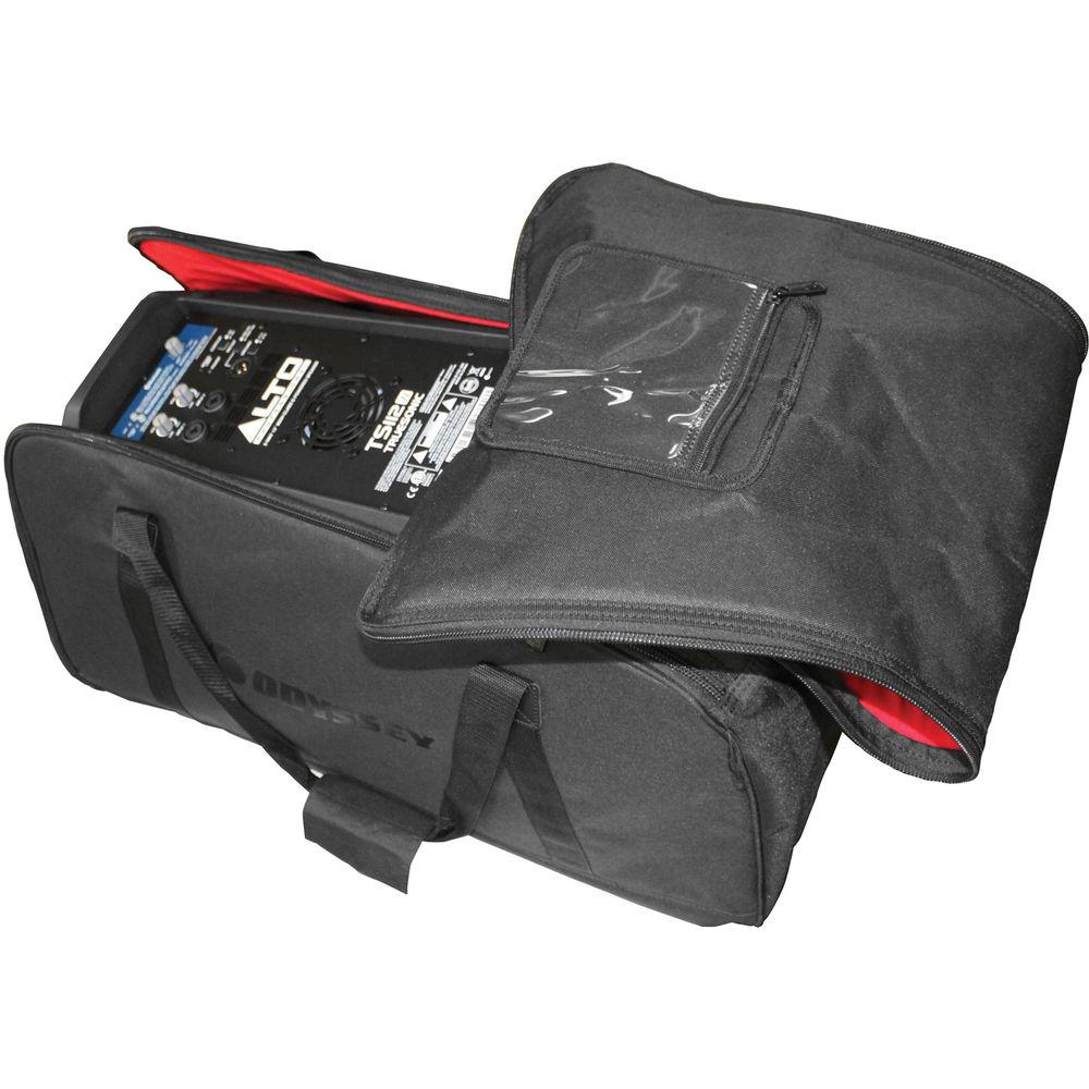 Odyssey Innovative Designs BRLSPKSM Redline-Series Small Sized Bag for 12" Molded Speakers