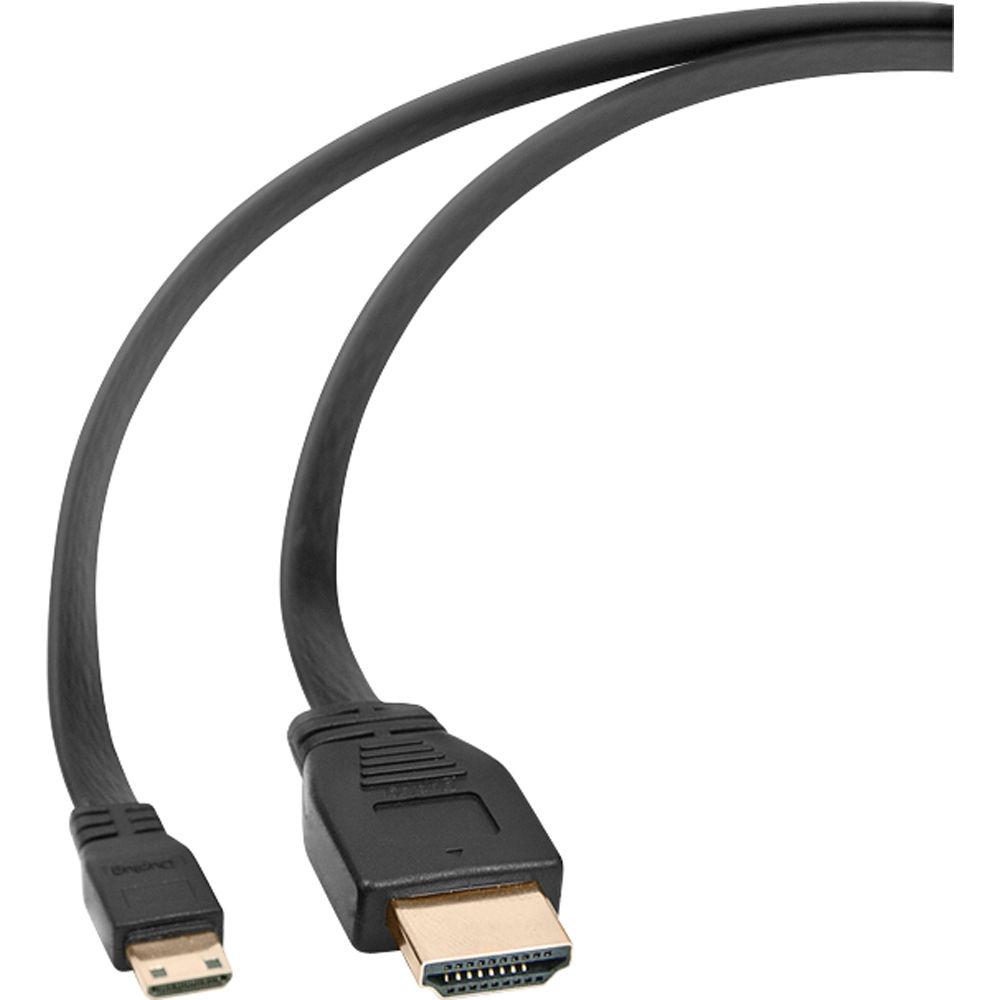 ReTrak Retractable HDMI Type A Male to Mini HDMI Type C Male Cable