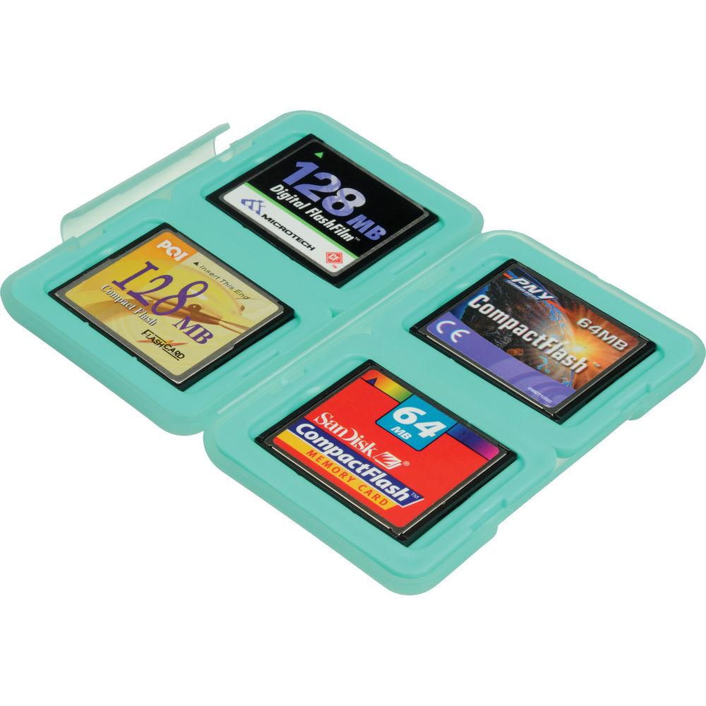 Ruggard Memory Card Case for 4 Compact Flash or CFast Cards