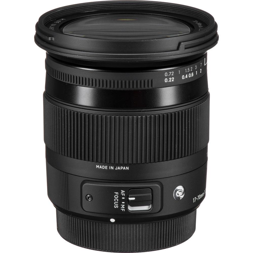 Sigma 17-70mm f 2.8-4 DC Macro OS HSM Lens for Nikon