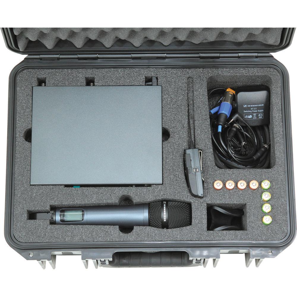 SKB iSeries Waterproof Sennheiser EW Wireless Microphone Case
