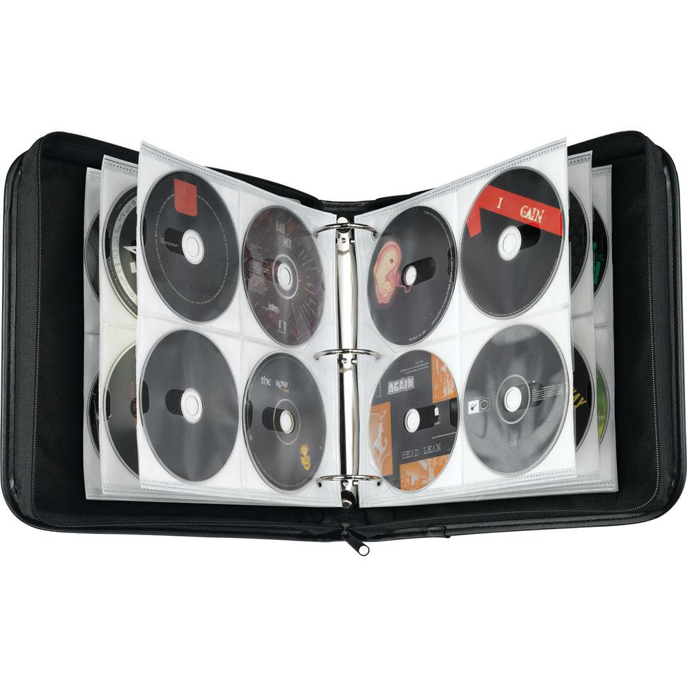 Case Logic 208-Disc Nylon CD DVD Binder
