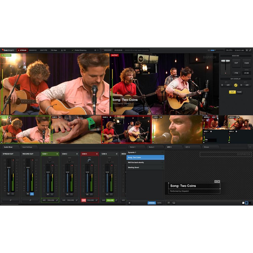 Livestream Studio Software