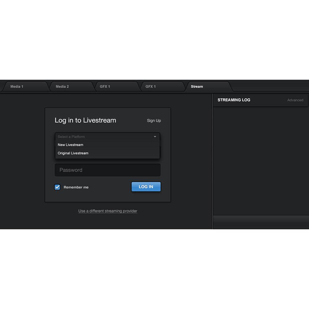 Livestream Studio Software
