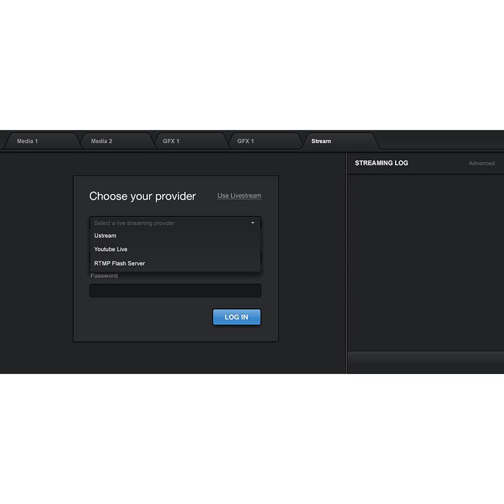 Livestream Studio Software