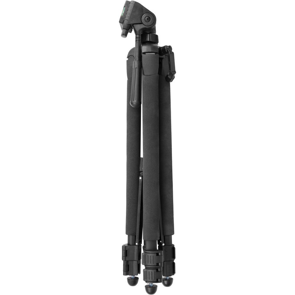 Magnus DX-3320 Deluxe Photo Tripod With 3-Way Pan-and-Tilt Head