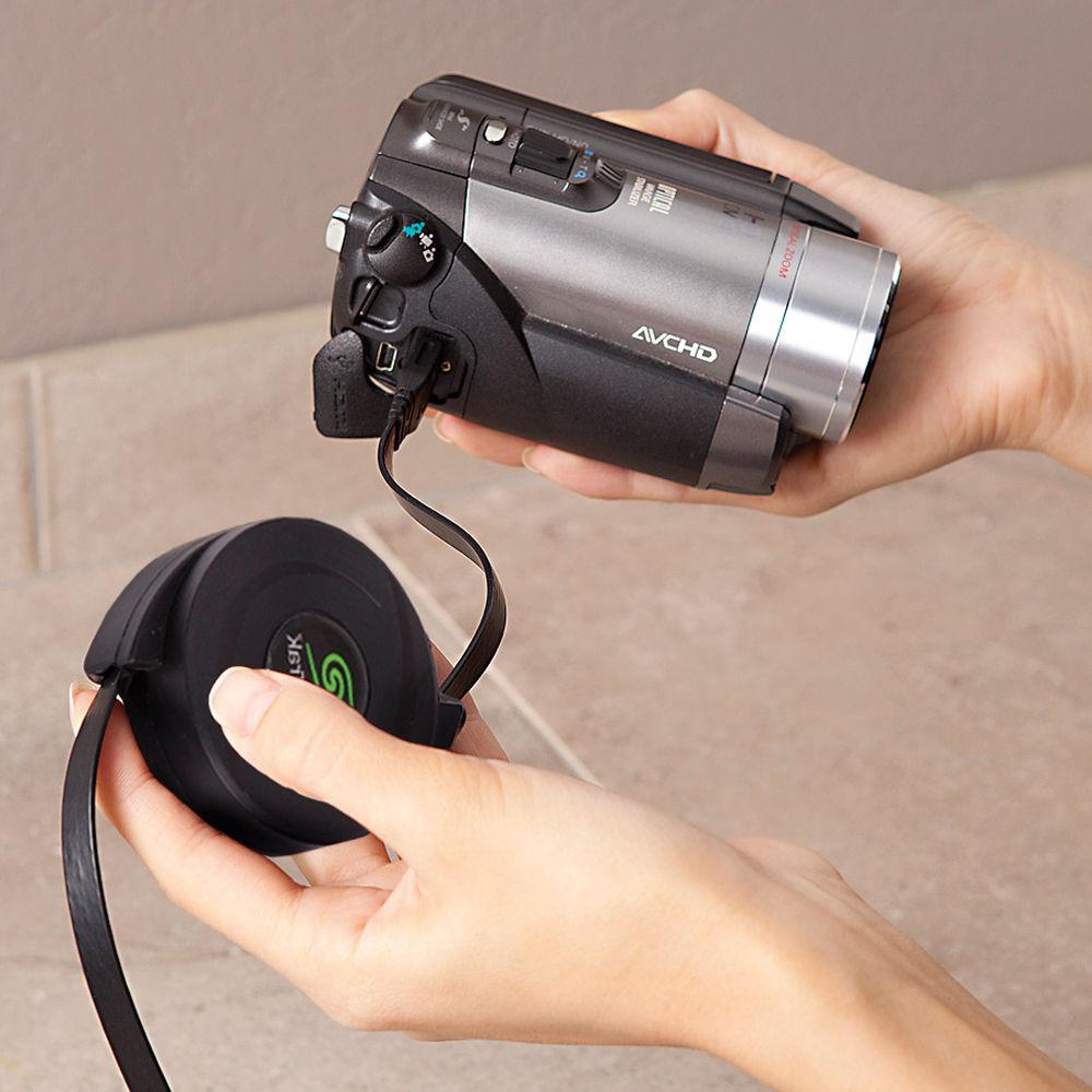 ReTrak Retractable Standard HDMI Cable with Mini & Micro HDMI, DVI Adapters