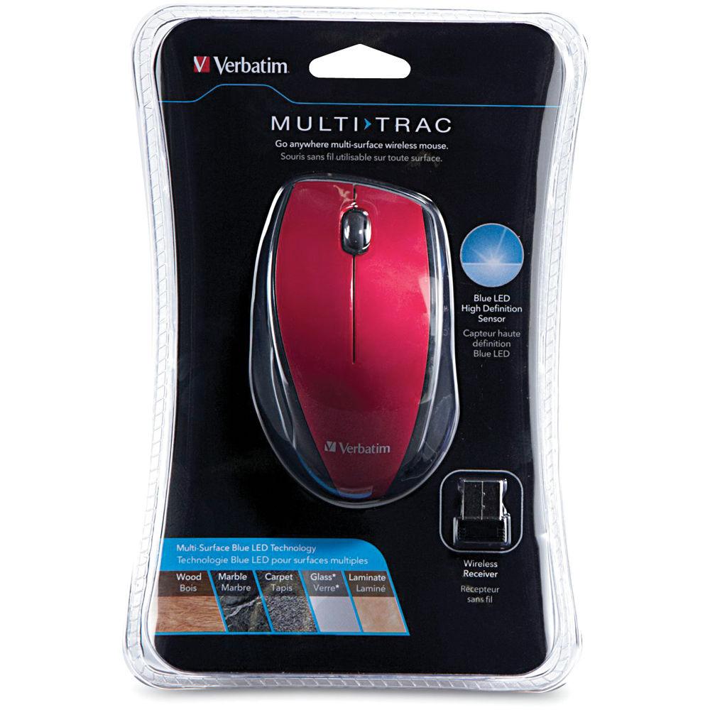 Verbatim Wireless Multi-Trac Blue LED Optical Mouse