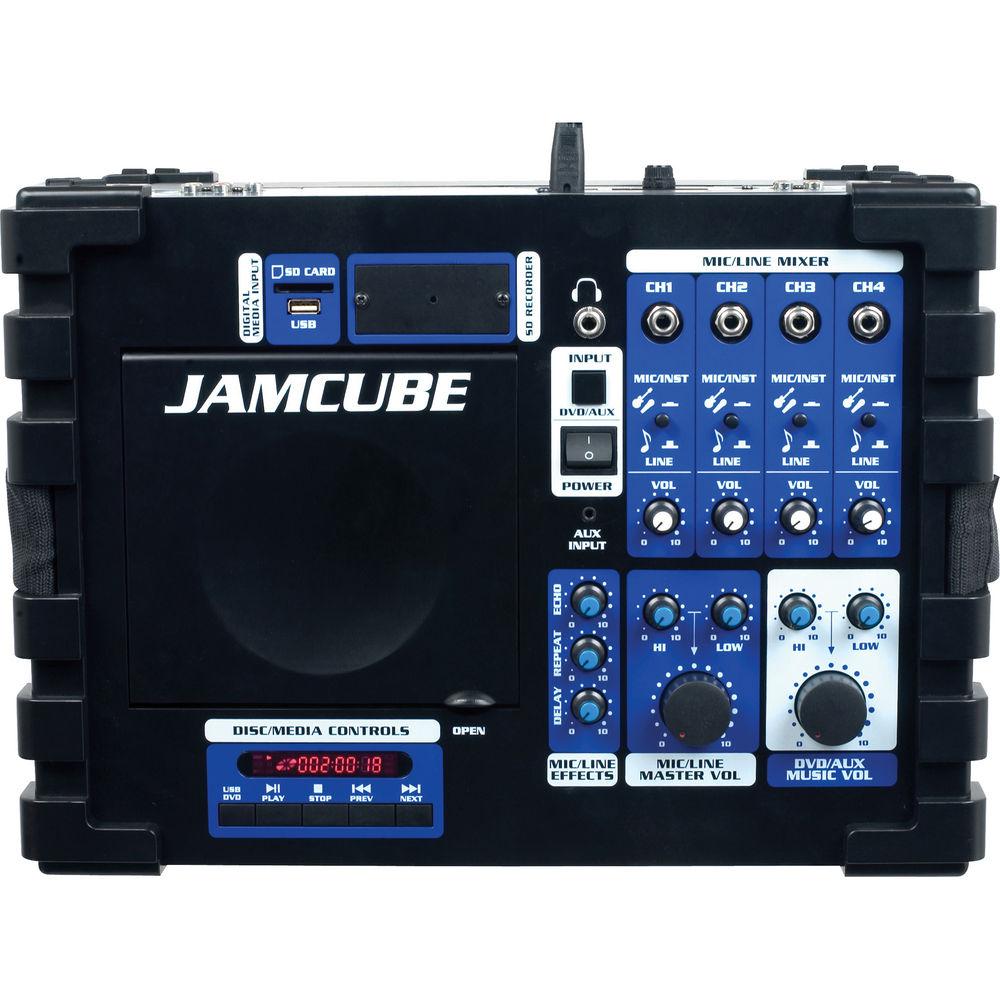 VocoPro JAMCUBE MC 100W Stereo All-In-One Mini PA Entertainment Package