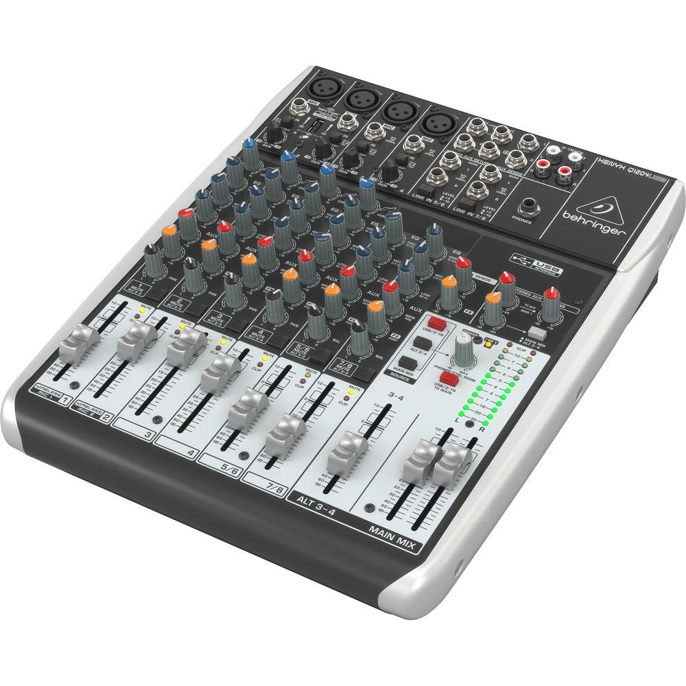 Behringer XENYX Q1204USB -12-Input USB Audio Mixer
