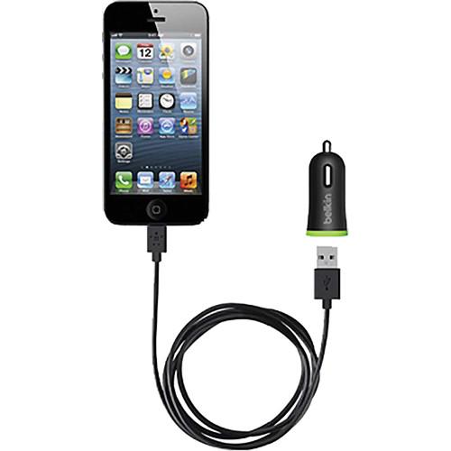 Belkin Car Charger with Lightning to USB Cable