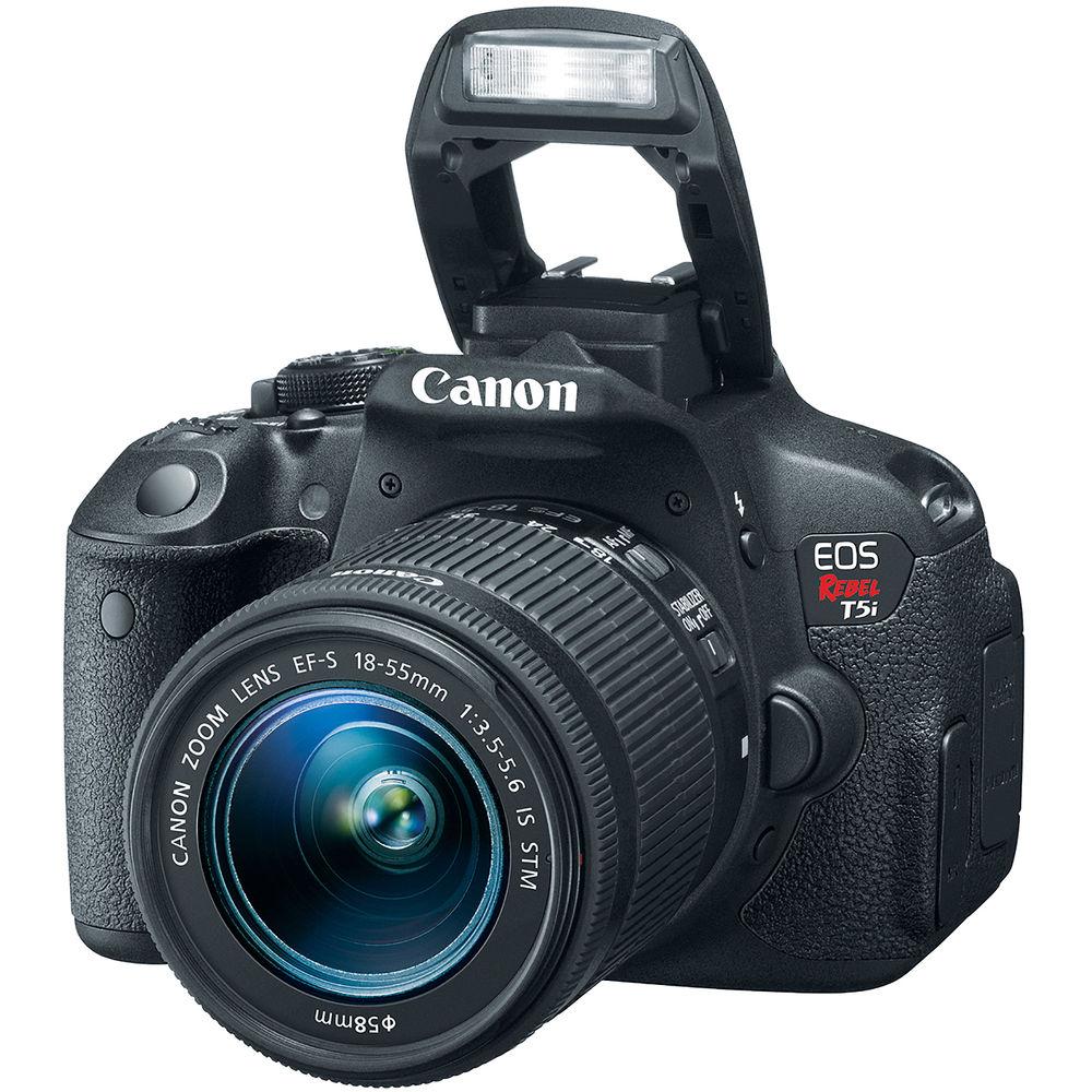 Canon EOS Rebel T5i DSLR Camera with 18-55mm Lens