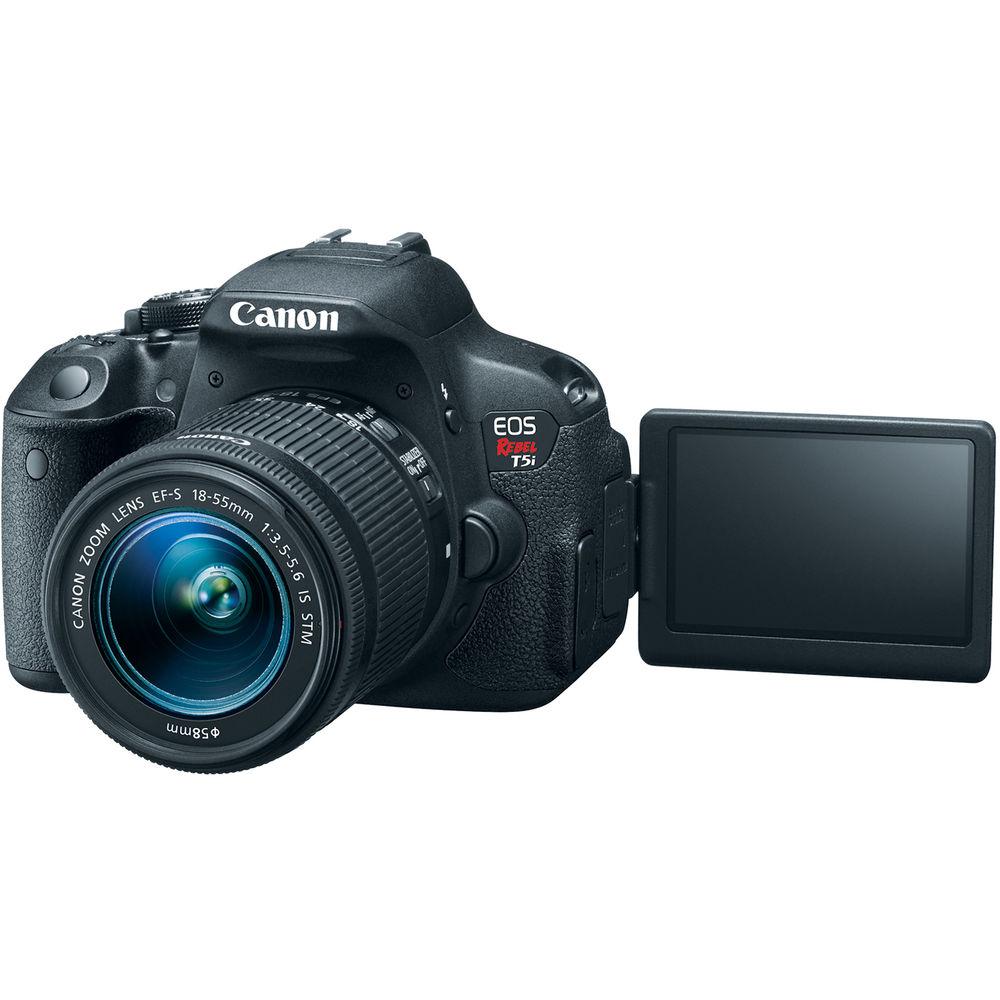 Canon EOS Rebel T5i DSLR Camera with 18-55mm Lens