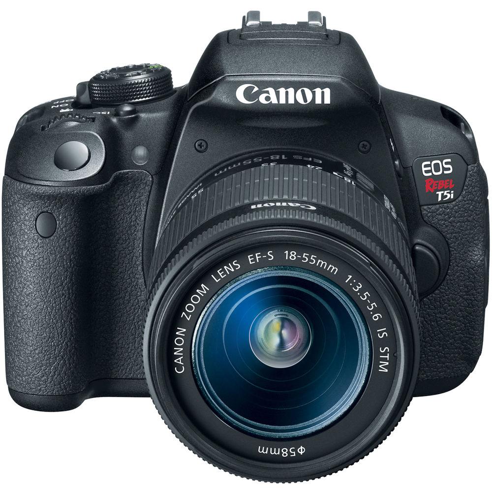 Canon EOS Rebel T5i DSLR Camera with 18-55mm Lens