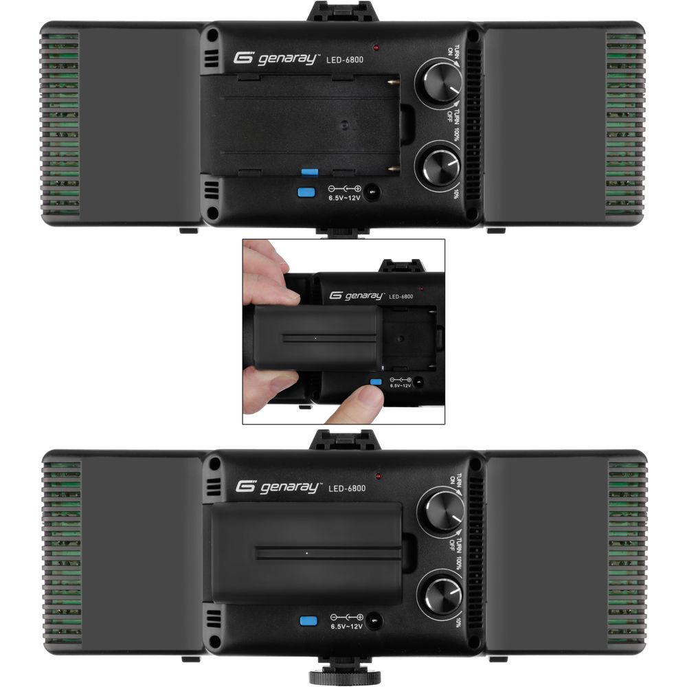 Genaray LED-6800 256 LED Daylight-Balanced On-Camera Light