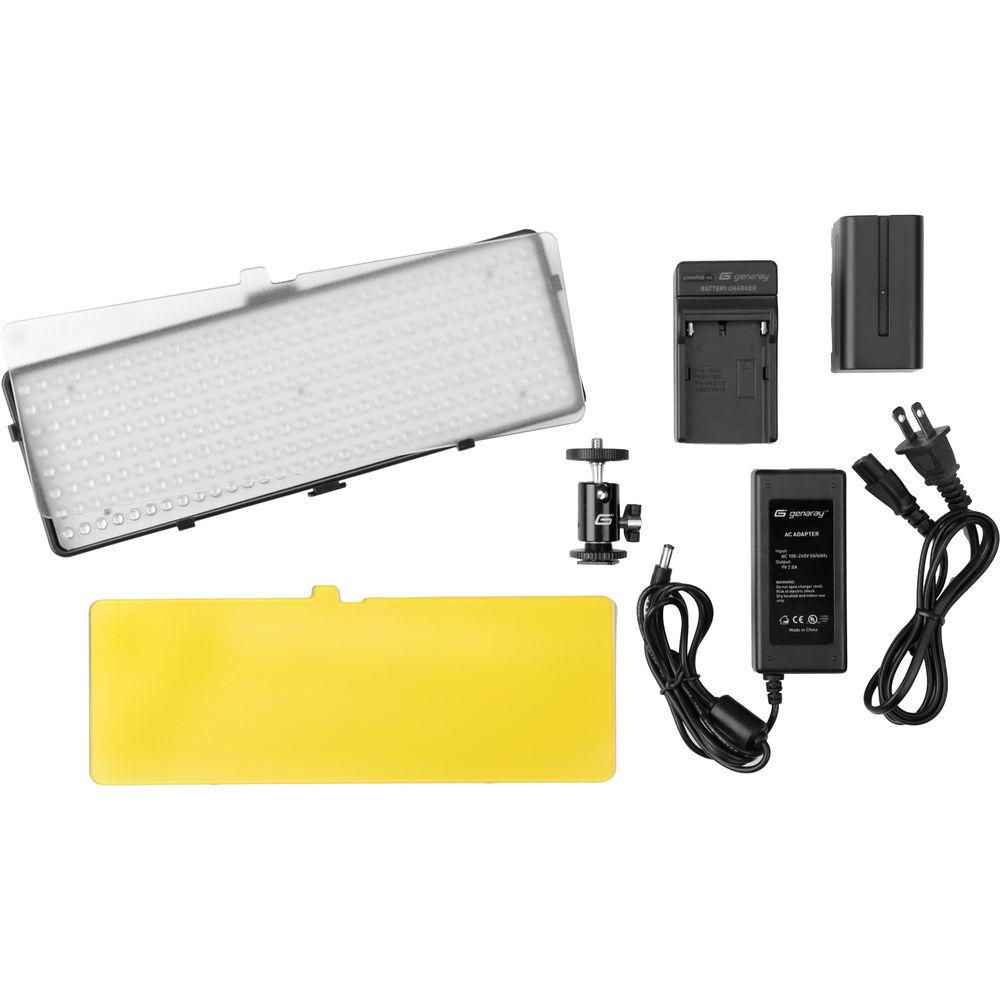 Genaray LED-6800 256 LED Daylight-Balanced On-Camera Light