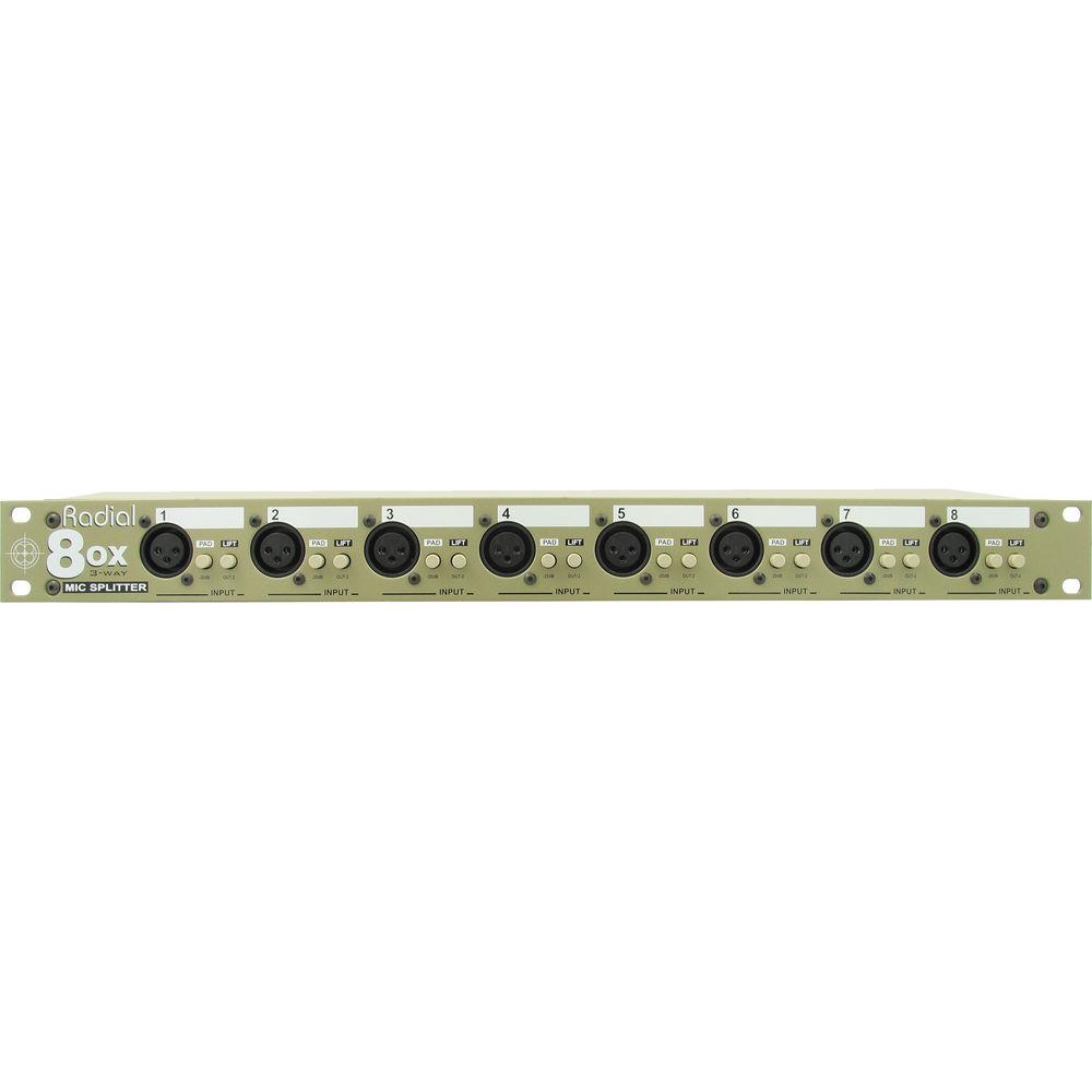 Radial Engineering LX8 Line Level Signal Splitter & Isolator